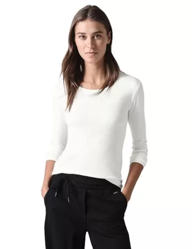 Cecil Langarmshirts Cecil Damen Shirt mit Rundhals
