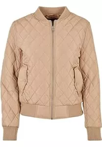 Urban Classics Jacken Urban Classics Damen Ladies Diamond Quilt Nylon Jacket Jacke