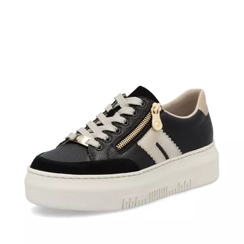 Rieker Sneaker & Sportschuhe Rieker Damen Low-Top Sneaker M1912, Frauen Halbschuhe