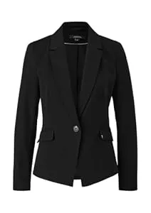 comma Blazer comma Taillierter Blazer aus Viskosemix