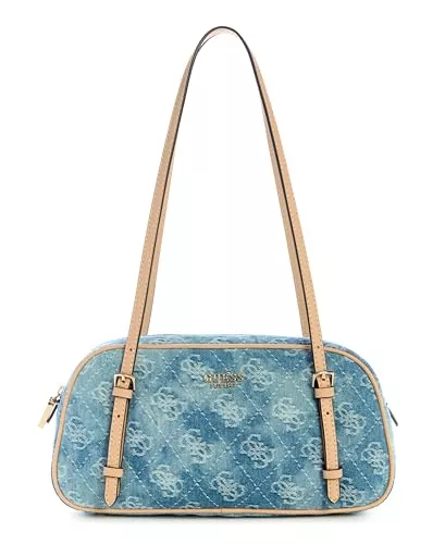 GUESS Taschen & Rucksäcke GUESS Cerelia Shoulder Satchel Bag Denim Logo