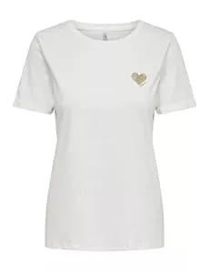 ONLY T-Shirts ONLY Damen Onlkita Life S/S Logo Top Noos T-Shirt