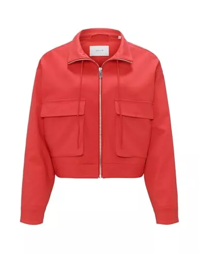 OPUS Jacken OPUS Damen Jacke | Kurzjacke HALVA Boxy Fit aus Baumwoll Mix