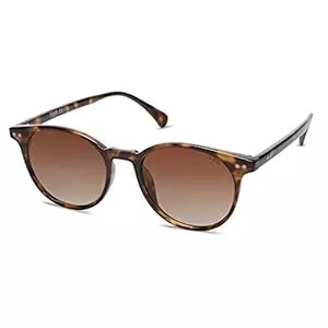 SOJOS Sonnenbrillen & Zubehör SOJOS Polarisiert Runde Sonnenbrille Damen Herren Retro Vintage UV400 Schutz Runde Kleine für Schmales Gesicht MAY SJ2113