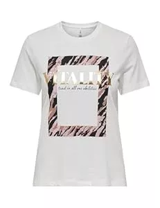 ONLY T-Shirts ONLY Damen Onlallie Life Reg S/S AOP Top Box JRS T-Shirt