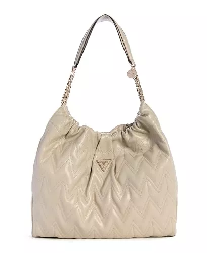 GUESS Taschen & Rucksäcke GUESS Eda Large Hobo Taupe