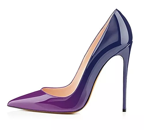 EDEFS High Heels EDEFS Damen High Heel Pumps Spitze Zehen Stilettos Sexy Abend Kleid Party Schuhe Zweifarbig 10 cm Heel