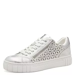 MARCO TOZZI Sneaker & Sportschuhe MARCO TOZZI Damen Sneaker flach mit Reißverschluss Vegan