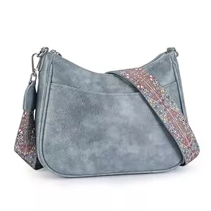 APHISON Taschen & Rucksäcke APHISON Klein Crossbody Bag mit Breitem Gurt Schultertasche Umhängetasche Damen veganem Leder Handtasche Tasche mit Abnehmbarem Schultergurt Kartenschlitz Reisetasche