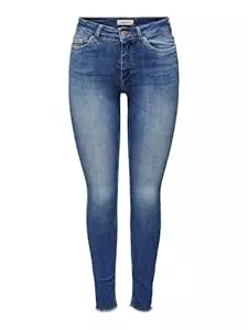 ONLY Jeans ONLY Female Skinny Jeans ONLBLUSH Mittlere Taille Skinny Fit Jeans