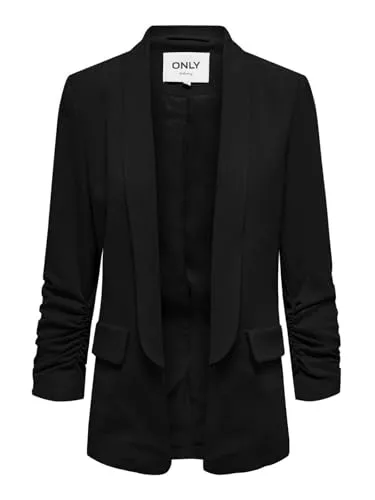 ONLY Blazer ONLY Damen Jacke Blazer ONLEvi Life 3/4 Open Sakko mit Dreiviertel Ärmeln
