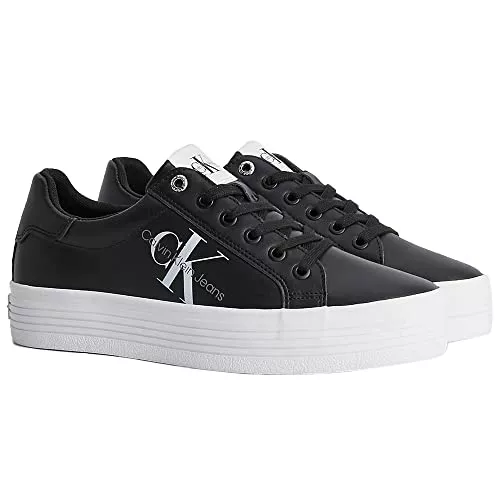 Calvin Klein Sneaker & Sportschuhe Calvin Klein Damen Vulcanized Sneaker Flatform Laceup Plateau