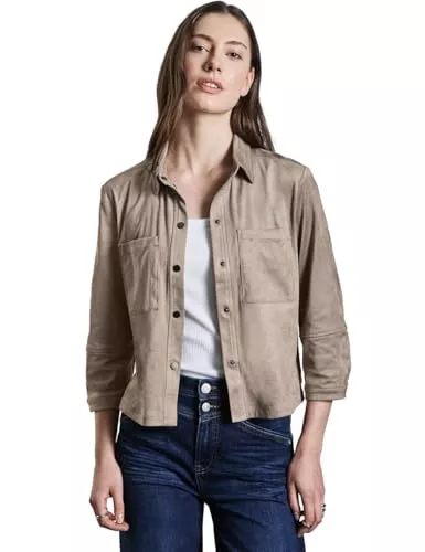 Street One Jacken Street One Damen Velours-Look Bluse