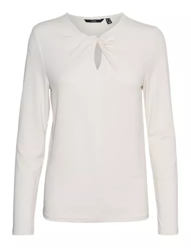 VERO MODA Langarmblusen VERO MODA Damen Vmalma Ls Knot Top JRS Ga Langarmbluse