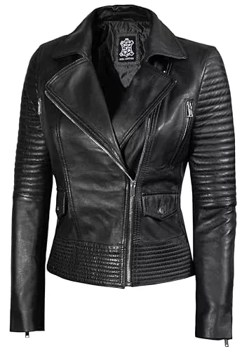 Decrum Jacken Decrum Women Leather Jacket - Real Lambskin Leather Jackets for Women