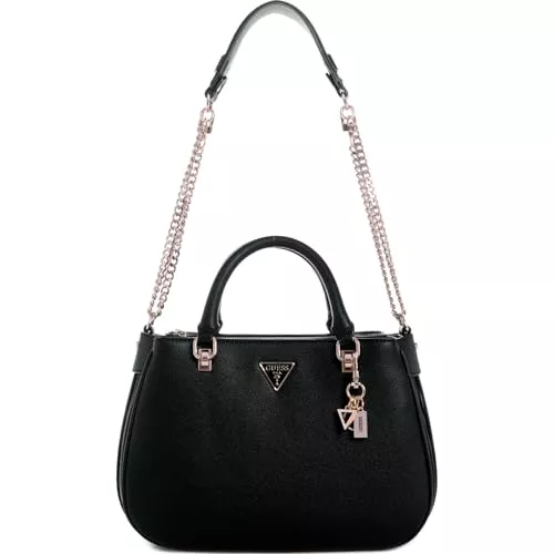 GUESS Taschen & Rucksäcke GUESS Fedora Shoulder Satchel Black