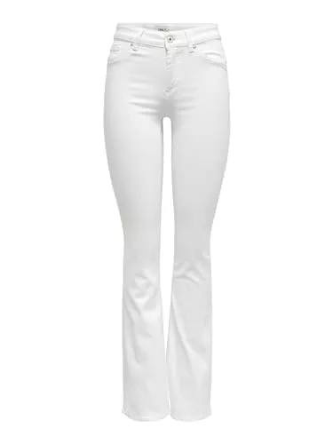 ONLY Jeans ONLY Female Flared fit Jeans ONLBLUSH Mittlere Taille Ausgestellt Jeans