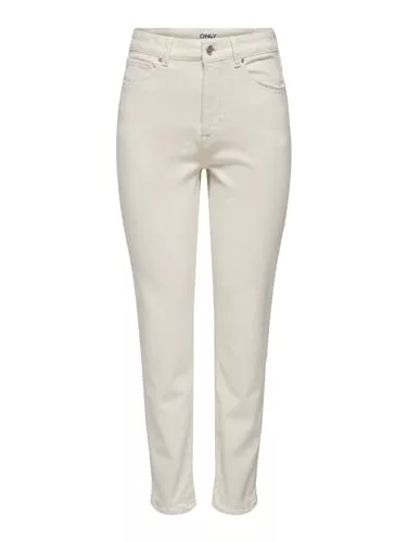 ONLY Jeans ONLY Female Straight-Fit Jeans ONLEMILY Hohe Taille Gerade geschnitten Jeans