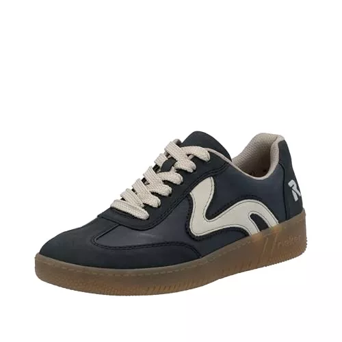 Rieker Sneaker & Sportschuhe Rieker M5512 blau/Aqua/Scarlet