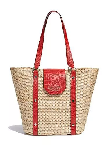 GUESS Taschen & Rucksäcke Guess Borsa Paloma tote in paglia/ecopelle red BS21GU163 CG811223
