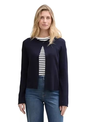 TOM TAILOR Strickjacken TOM TAILOR Damen Cardigan Strickjacke
