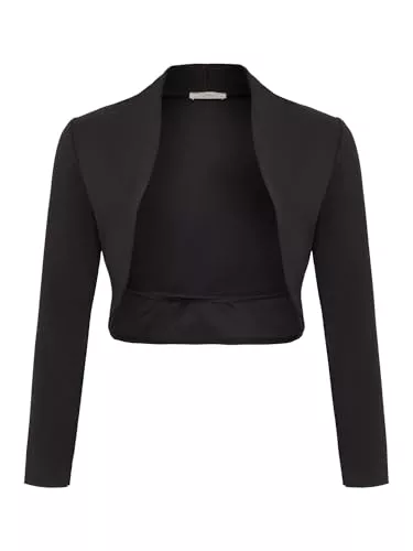 DANAEST Strickjacken DANAEST Damen Langarm Bolero Festlich Strickjacke Schulterjacke Kurz Top (700)