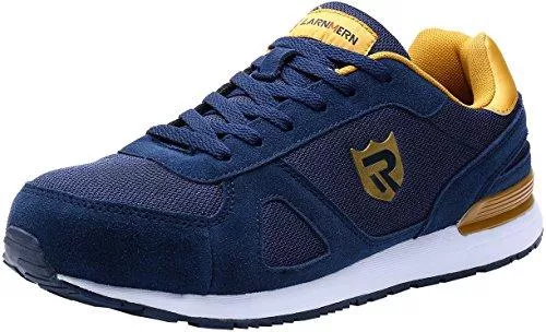 LARNMERN Sneaker & Sportschuhe LARNMERN Sicherheitsschuhe Herren Damen, Stahlkappe SRC rutschfest Verschleißfeste Atmungsaktiv Antistatisch Ultraleicht Arbeitsschuhe