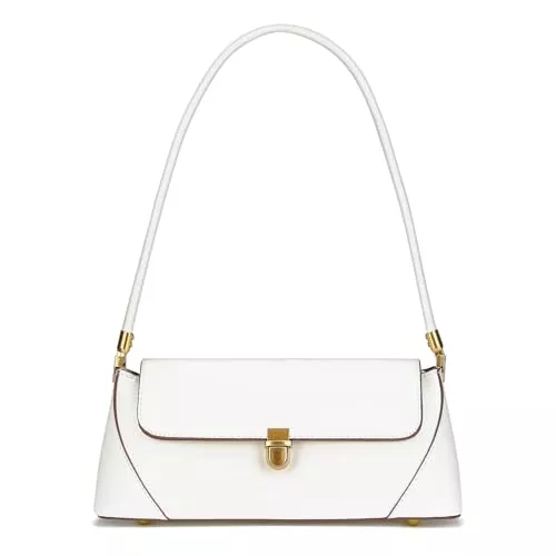 ZOUIQSS Taschen & Rucksäcke ZOUIQSS Umhängetasche für Damen Vintage-Geldbörse modisch klassisch veganes Leder Clutch Retro-Handtasche mit Schnallenverschluss