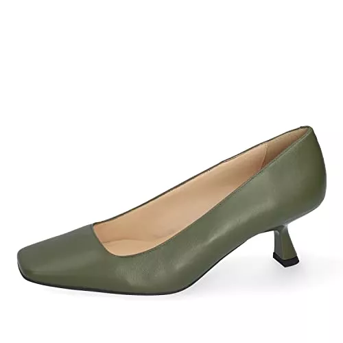 Andrés Machado High Heels Andrés Machado - Pumps aus Leder für Damen - Brisa - Karreespitze und Kitten - Absatz - Speziellen Größe