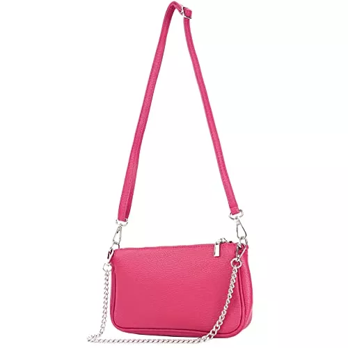 modamoda de Taschen & Rucksäcke modamoda de T237 Leder Umhängetasche Schultertasche Small handmade in Italy