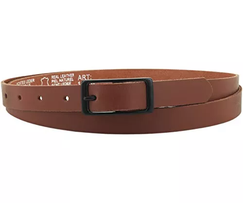 V Vascavi Gürtel Ledergürtel echt Leder, 2 cm breit, Damen Gürtel, Hüftgürtel, Jeansgürtel, Damengürtel, Casual, schmal, Schnalle, Jeans, Vascavi, Made in Germany