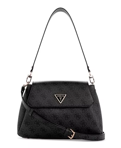GUESS Taschen & Rucksäcke Borsa a spalla/ tracolla Sora girlfriend flap shoulder bag coal logo B25GU155 SG950720 Media