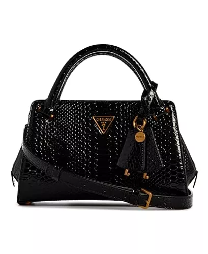 GUESS Taschen & Rucksäcke GUESS Damen Annita Small Girlfriend Satchel Kleine, Umhängetasche