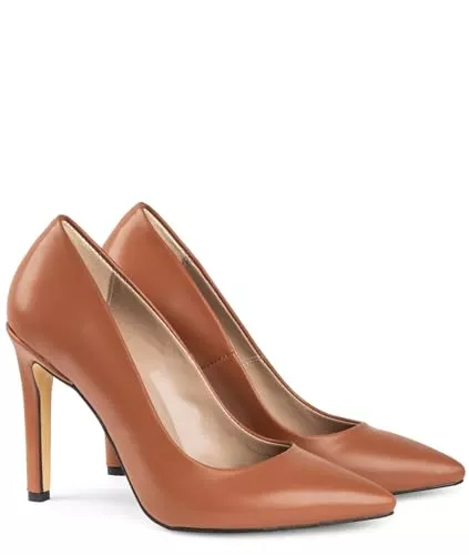 Michael Soul High Heels Michael Soul Lucia - Klassische Stiletto Pumps in braun matt