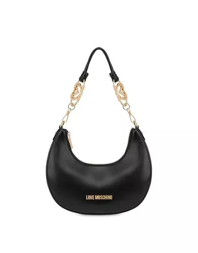Love Moschino Taschen & Rucksäcke Moschino Borsa donna Love hobo a mano/spalla in ecopelle nero BS25MO25 JC4048