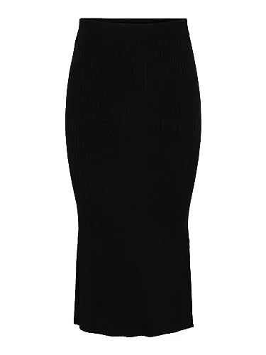 PIECES Röcke PIECES Damen Pccrista Hw Midi Knit Skirt Noos Bc Rock