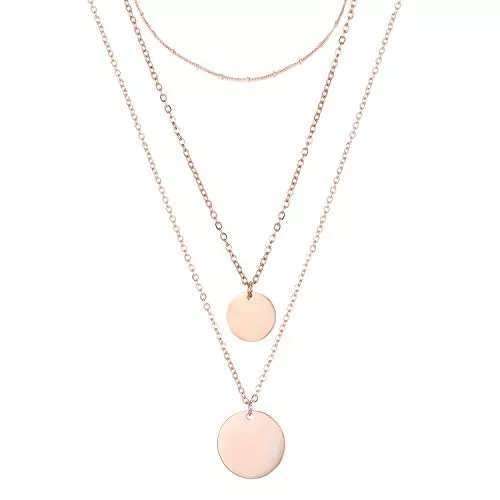 BONNYBIRD Schmuck BONNYBIRD® Premium Ketten Set BonnySydney - Halskette Damen aus Edelstahl in Silber, Gold & Roségold, 100% Wasserfest & Hautverträglich