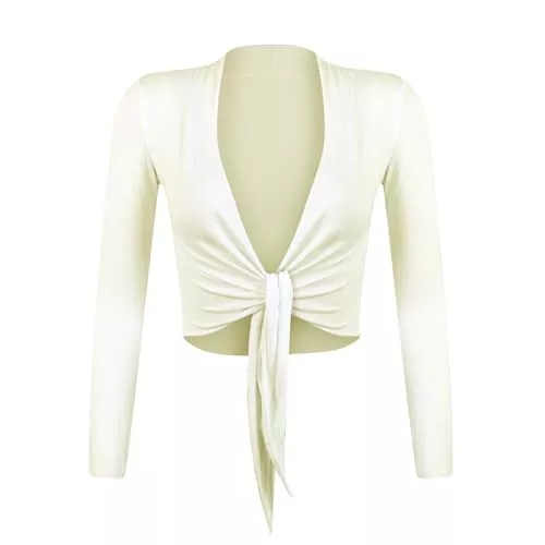 Glamexx24 Strickjacken Glamexx24 Damen Bolero Kurze Jacke Bolero Strickjacke Elegante Bolero Abendbolero Hochzeitsbolero Langarm Bolero