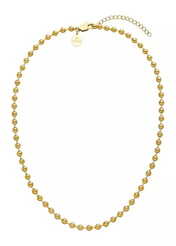 Purelei Schmuck Purelei® Anxiety Fidget Bubble Kette – Verstellbare Kugelkette aus Edelstahl (18K vergoldet, Silber, Roségold) | Stilvolles Schmuckstück für Layering & Stressabbau