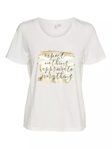 VERO MODA T-Shirts VERO MODA Damen Vmvailey S/S O-Neck JRS Btq Ga T-Shirt