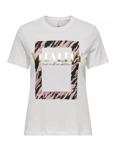ONLY T-Shirts ONLY Damen Onlallie Life Reg S/S AOP Top Box JRS T-Shirt