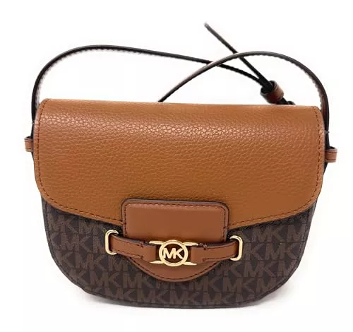 MICHAEL KORS Taschen & Rucksäcke MICHAEL KORS Reed Small Saddle Crossbody Brown, Braun, Small