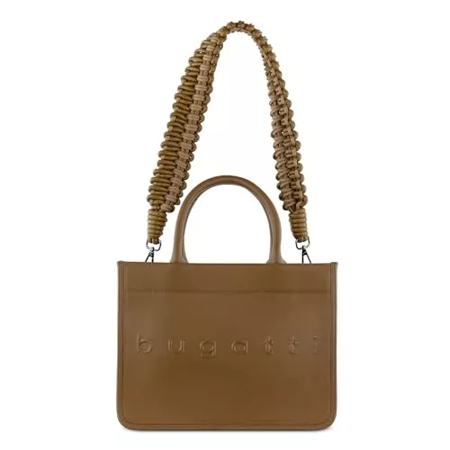 bugatti Taschen & Rucksäcke bugatti Daphne Tote Bag aus Leder, Shopper Mini, S und M mit Schultergurt