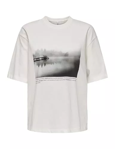 ONLY T-Shirts ONLY Damen Onlmonica Life S/S Photo Top Box JRS