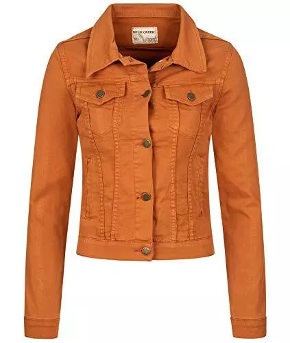 Rock Creek Jacken Rock Creek Damen Jeans Jacke Übergangs Jacke D-401