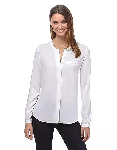 Vincenzo Boretti Hemdblusen Vincenzo Boretti Bluse, gerade geschnitten mit Tunika-Ausschnitt