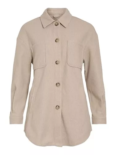 Vila Hemdblusen Vila Damen Vikimmi Shirt L/S Jacket-Noos
