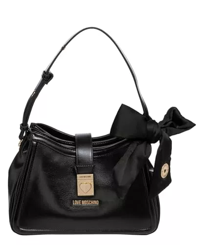 Love Moschino Taschen & Rucksäcke Love Moschino Damen-Umhängetasche, schwarz, Schwarz, Einheitsgröße