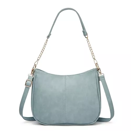 XUANXIE Taschen & Rucksäcke XUANXIE Handtasche Damen Mittelgroß Umhängetasche Damen Schwarz Crossbody Bag Damen Veganes Leder Handbags Umhängetaschen Damen Tasche Schultertasche für Tägliches Arbeiten, Einkaufen, Reisen