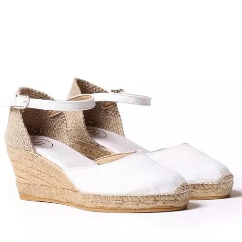 Toni Pons Sandalen & Slides Toni Pons CALDES vegane Damen Keil-Espadrille aus Leinen.